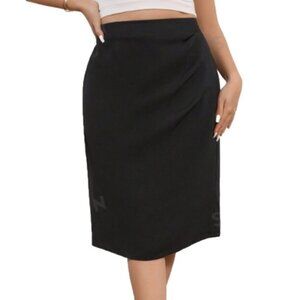 Shape Fx Casual Black Skirt